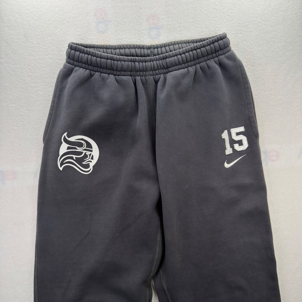 Nike minnesota vikings Sweatpants Team Pants Mens S Gray open hem player #15